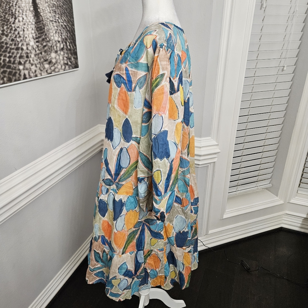 NIC+ZOE Citrus Grove Floral-Print Shift Dress size 1X New NWT - Picture 7 of 11